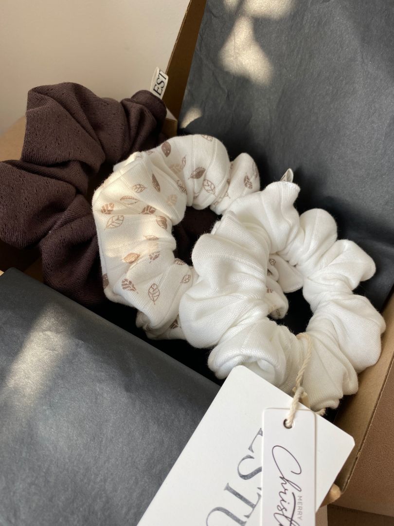 Zestaw prezentowy Scrunchie — 3 gumki