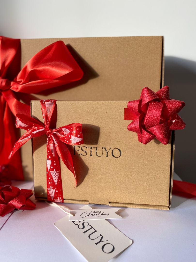 Zestaw prezentowy – 3 gumki do włosów z bawełny